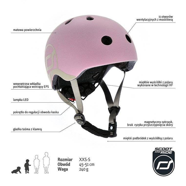 Scoot and Ride Kask XXS-S