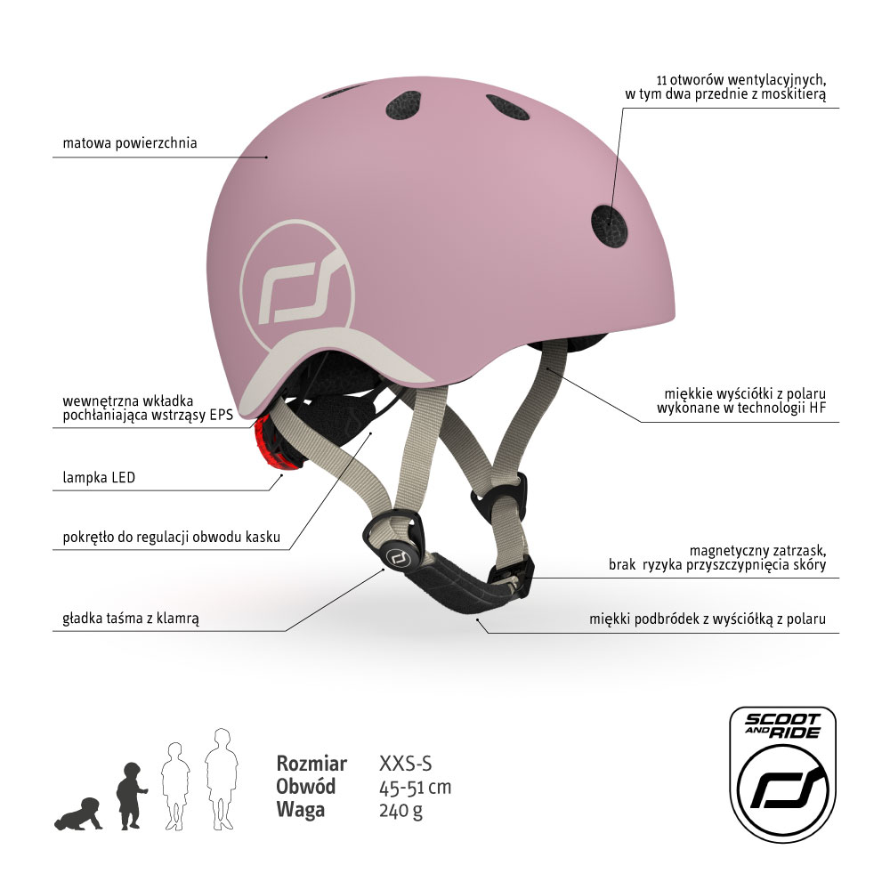 Scoot and Ride Kask XXS-S