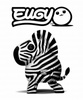 Układanka Puzzle 3D Zebra - zestaw kreatywny dla dzieci 6 lat+, Eugy