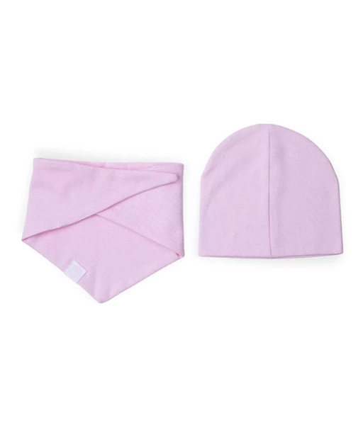 Sinsay Czapka i chusta dziecięca gładkie z króliczkiem