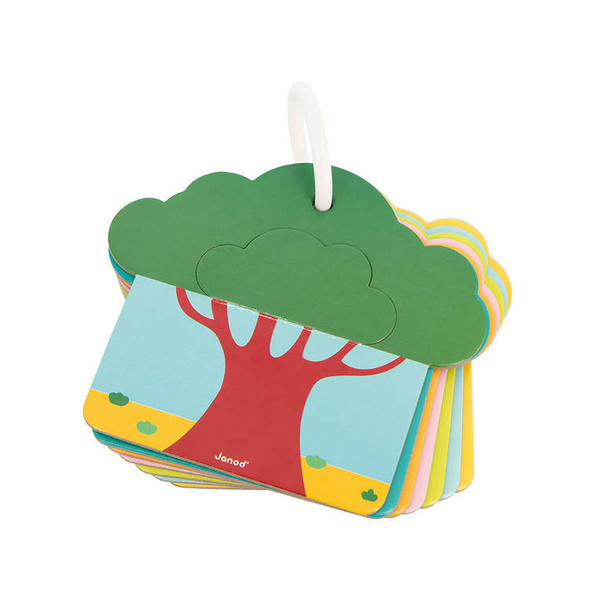 Karty sensoryczne Sawanna 7 elementów, Janod