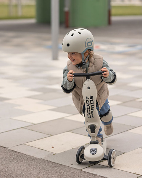 Scoot and Ride Ochraniacze dla dzieci, na rolki, wrotki, hulajnogę, rozm. S, kolor: Ash