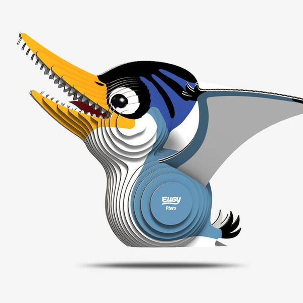 Układanka Puzzle 3D Dinozaur Ptero - zestaw kreatywny 6 lat+, Eugy