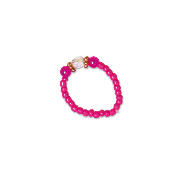 Zestaw kreatywny do tworzenia biżuterii Pierścionki z koralików 7+, Janod