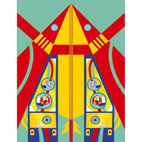 Zestaw kreatywny Papierowe samoloty z wyrzutnią 6+, Janod