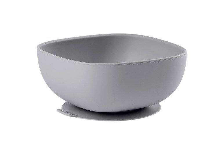 Silikonowa miseczka Beaba grey BPA free - bezpieczne naczynie dla dziecka