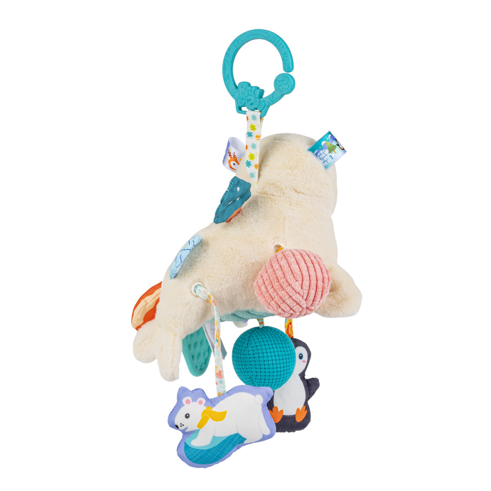 Zawieszka do wózka z gryzakiem Foka Sonia Balibazoo funkcjonalność