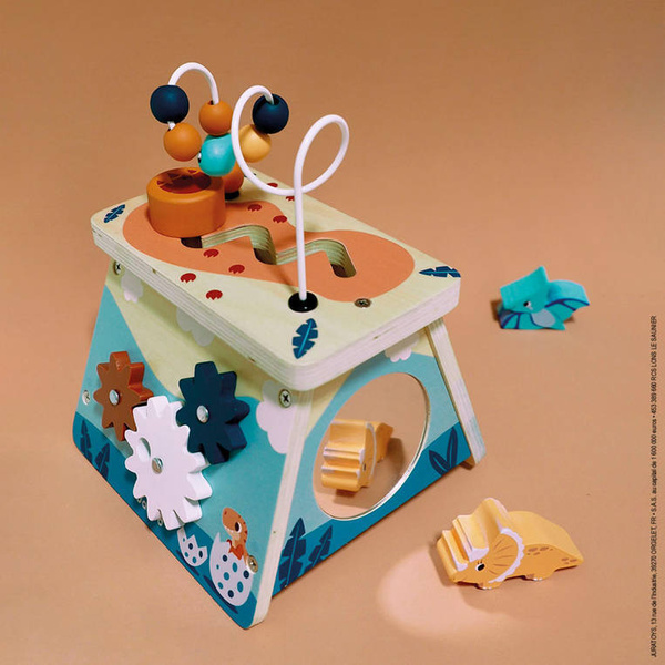 Wielofunkcyjny wulkan edukacyjny Dinozaury 12 m+, Janod