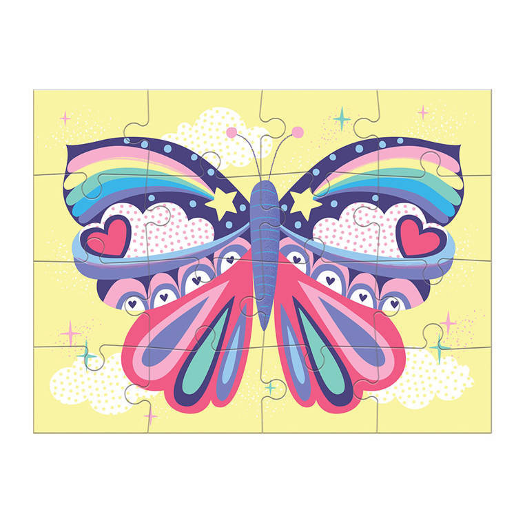 Puzzle progresywne Magia jednorożców Mudpuppy – edukacyjne puzzle dla dzieci