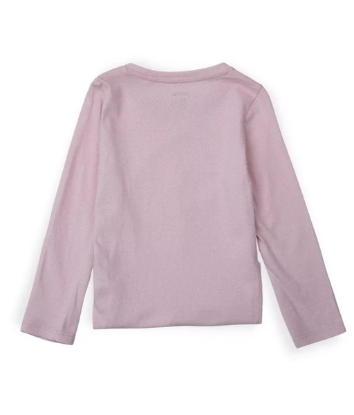 Sinsay Różowa bluzka dziewczęca z jednorożcem, z długim rękawem