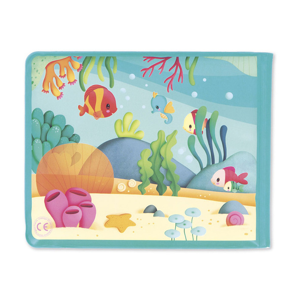 Zabawki do kąpieli - Książeczka Przyjęcie pod wodą, dla dzieci 10 m+, Janod