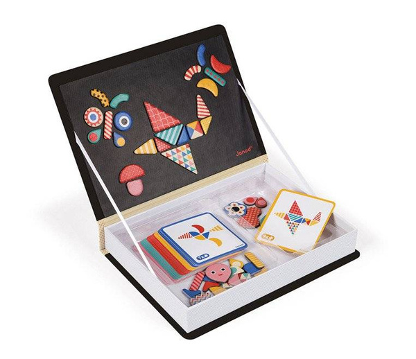 Magnetibook Magnetyczna układanka Kształty, Janod ***OUTLET***