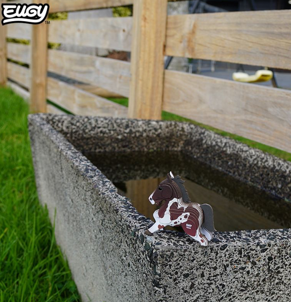 Układanka Puzzle 3D Koń - zestaw kreatywny dla dzieci 6+, Eugy