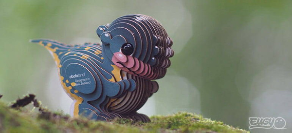 Układanka Puzzle 3D Pachycefalozaur - zestaw kreatywny dla dzieci 6 lat+, Eugy