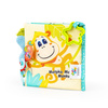 Książeczka sensoryczna  - Zwierzaki na urodzinach, 0 m+, Jolly Baby
