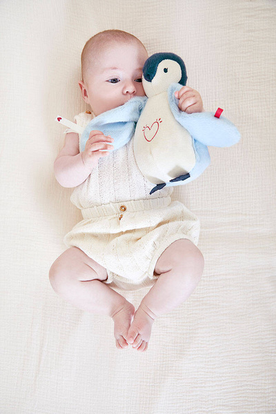 Lampka nocna przytulanka Pingwinek Complices, dla dzieci, 0 m+, Kaloo