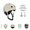 Scoot and Ride Kask dla dzieci 1-5 lat rozm. XXS-S, kolor: Ash