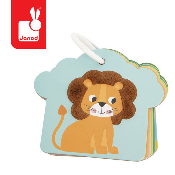 Karty sensoryczne Sawanna 7 elementów, Janod