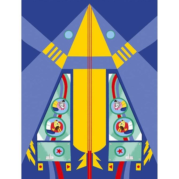 Zestaw kreatywny Papierowe samoloty z wyrzutnią 6+, Janod