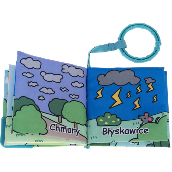 Książeczki Gryzaki 4W1 - zabawki edukacyjne dla dzieci 0 m+, Jolly Baby