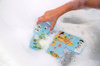 Puzzle do kąpieli Mapa świata 28 elementów 3+, Janod