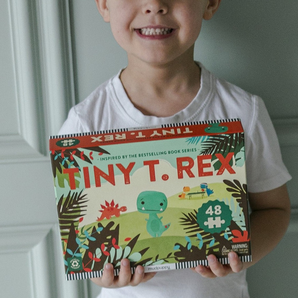 Puzzle - układanka Tiny T.rex 48 elementów, dla dzieci, 3 lata+, Mudpuppy