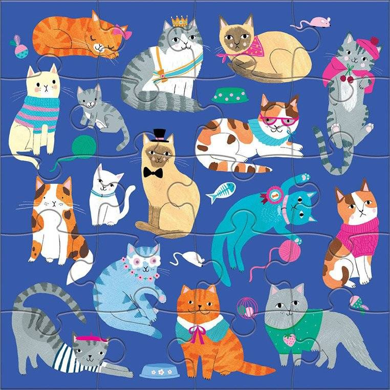 Puzzle magnetyczne Koty i psy Mudpuppy – praktyczne i bezpieczne