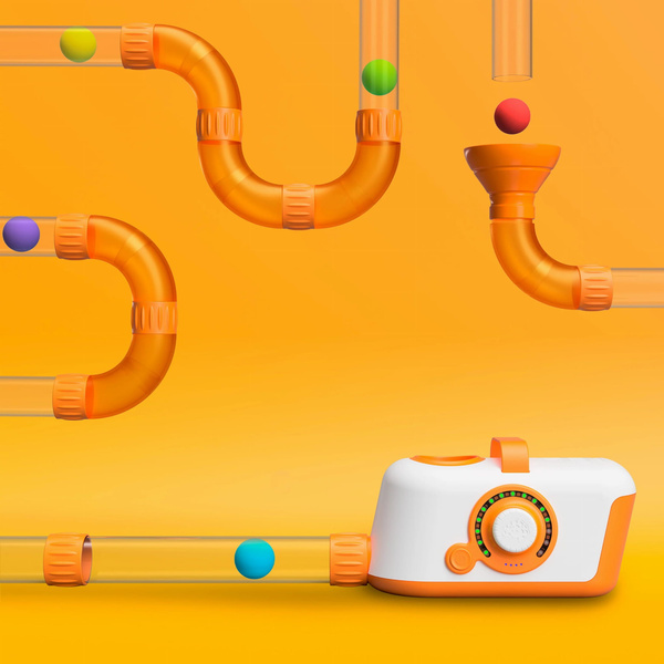 Dmuchawa do Piłek Air Toobz - klocki konstrukcyjne dla dzieci, 3+, Fat Brain Toys