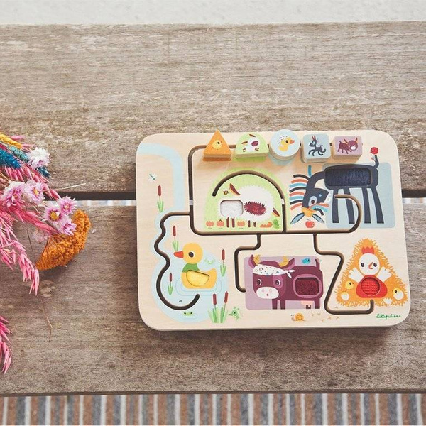 Drewniany labirynt sensoryczny Farma, Lilliputiens