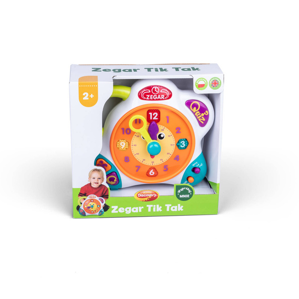 Zegar Tik-Tak zabawka interaktywna dla dzieci 2 lata+, Dumel Discovery
