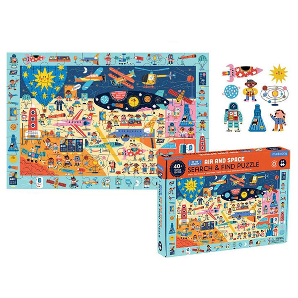 Puzzle obserwacyjne Muzeum Lotnictwa i Kosmosu 64 elementy 4+, Mudpuppy