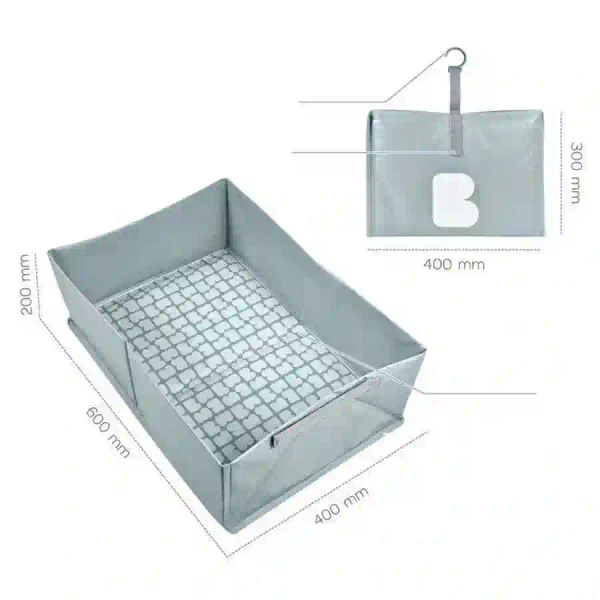 Składana wanienka z antypoślizgowym dnem, dla dziecka, 0 m+, Beaba