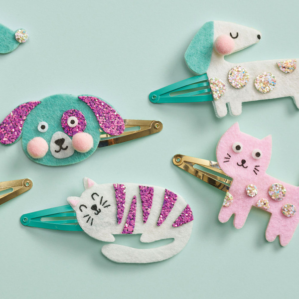 Zestaw kreatywny do tworzenia biżuterii - spinki, dla dzieci, 5 lat+, Janod