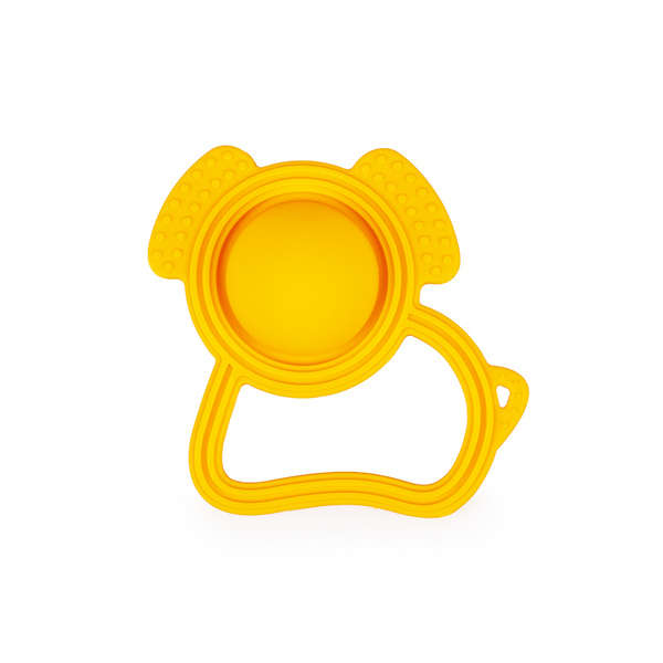 Gryzak na ząbkowanie Piesek Pop It - silikonowy, dla dzieci, 3 m+, GiliGums