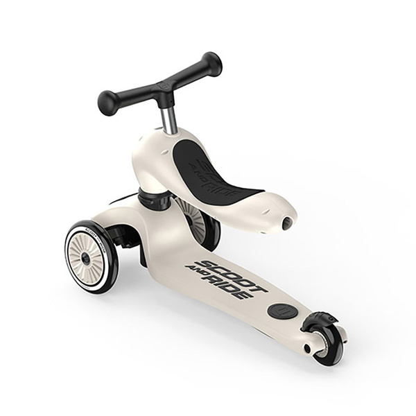 Scoot and Ride HK1 Push and Go 2w1 jeździk i hulajnoga dla dzieci 1-5 lat, kolor: Ash