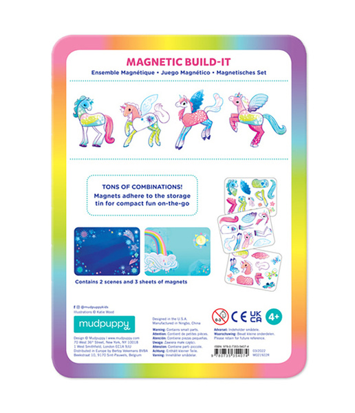 Magnetyczne konstrukcje Magiczne Jednorożce 4+, Mudpuppy