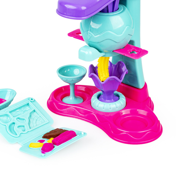 Zestaw Maszyna do lodów - ciastolina dla dzieci, 3 lata+, Scentos