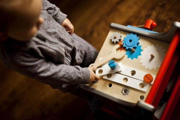 Wózek warsztat magnetyczny z narzędziami Brico ‘Kids, Janod