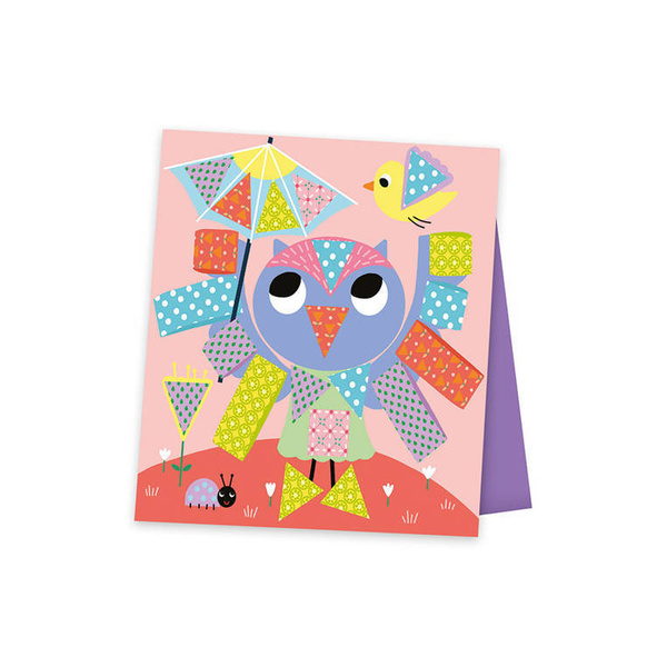 Zestaw kreatywny Wycinanki przyklejanki My arts & crafts 4+, Janod