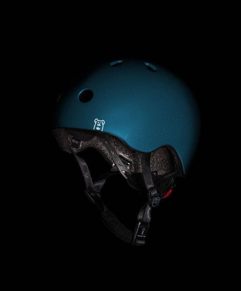 Scoot and Ride Kask dla dzieci 1-5 lat rozm. XXS-S z odblaskami, kolor: Forest Owl