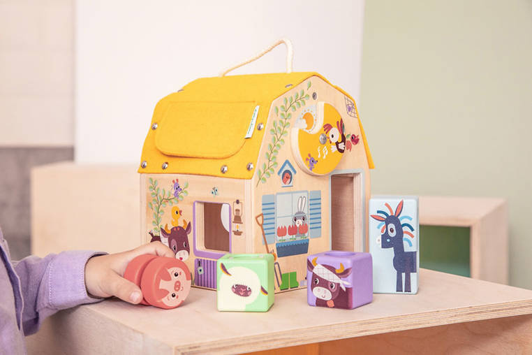 Drewniany domek dźwiękowy Farma Lilliputiens - bezpieczeństwo i certyfikaty