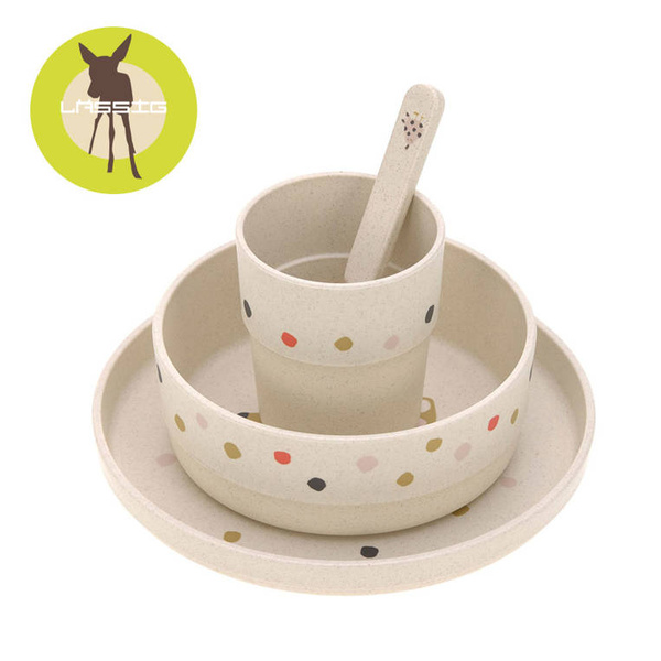 Komplet naczyń dla dzieci Little Mateys spicy orange, Lassig