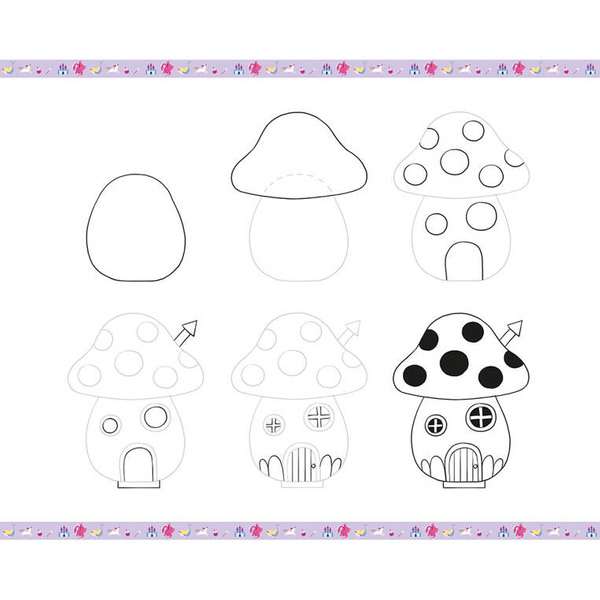 Zestaw kreatywny Rysowanie krok po kroku Fantastyczne stworzenia 7+, Janod