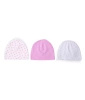 Sinsay Czapki dziewczęce 3-pak, gładka i w serduszka