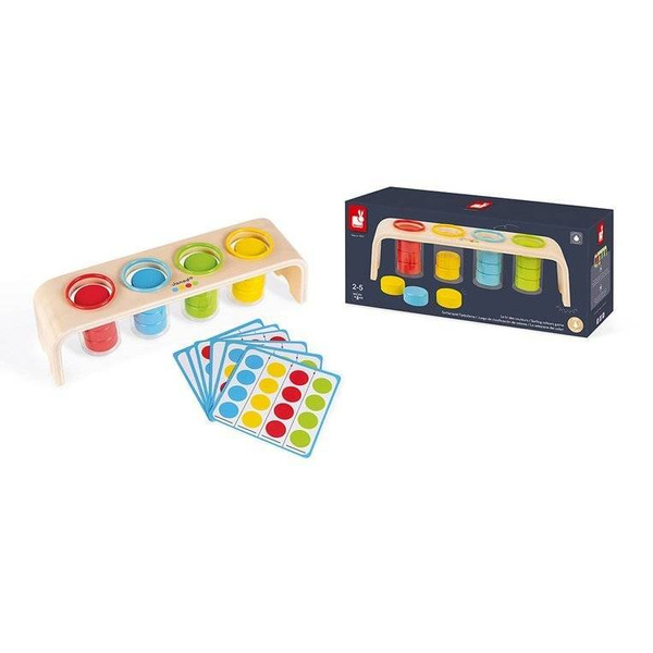 Drewniana układanka Sortowanie kolorów Essentiel, Janod