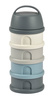 Pojemniki na mleko w proszku 4 komory mineral grey/blue, Beaba