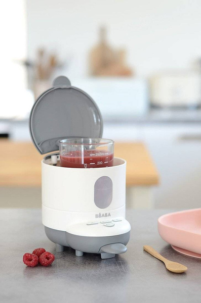 Bib'expresso® Ekspres do mleka 2w1 White/grey, Beaba