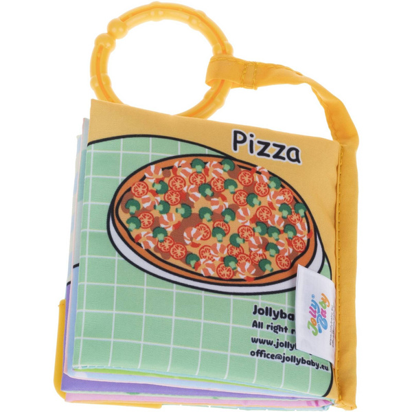 Książeczki Gryzaki 4W1 - zabawki edukacyjne dla dzieci 0 m+, Jolly Baby