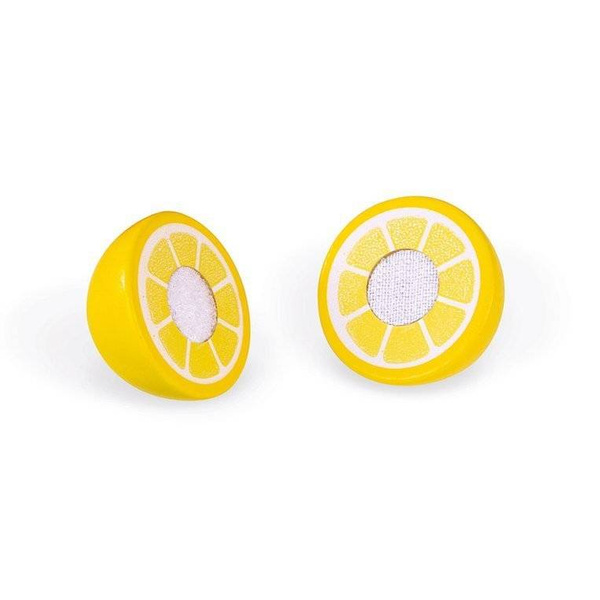 Drewniana skrzynka z warzywami i owocami do krojenia oraz akcesoriami 23 elementy, Janod