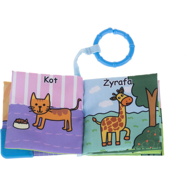 Książeczki Gryzaki 4W1 - zabawki edukacyjne dla dzieci 0 m+, Jolly Baby